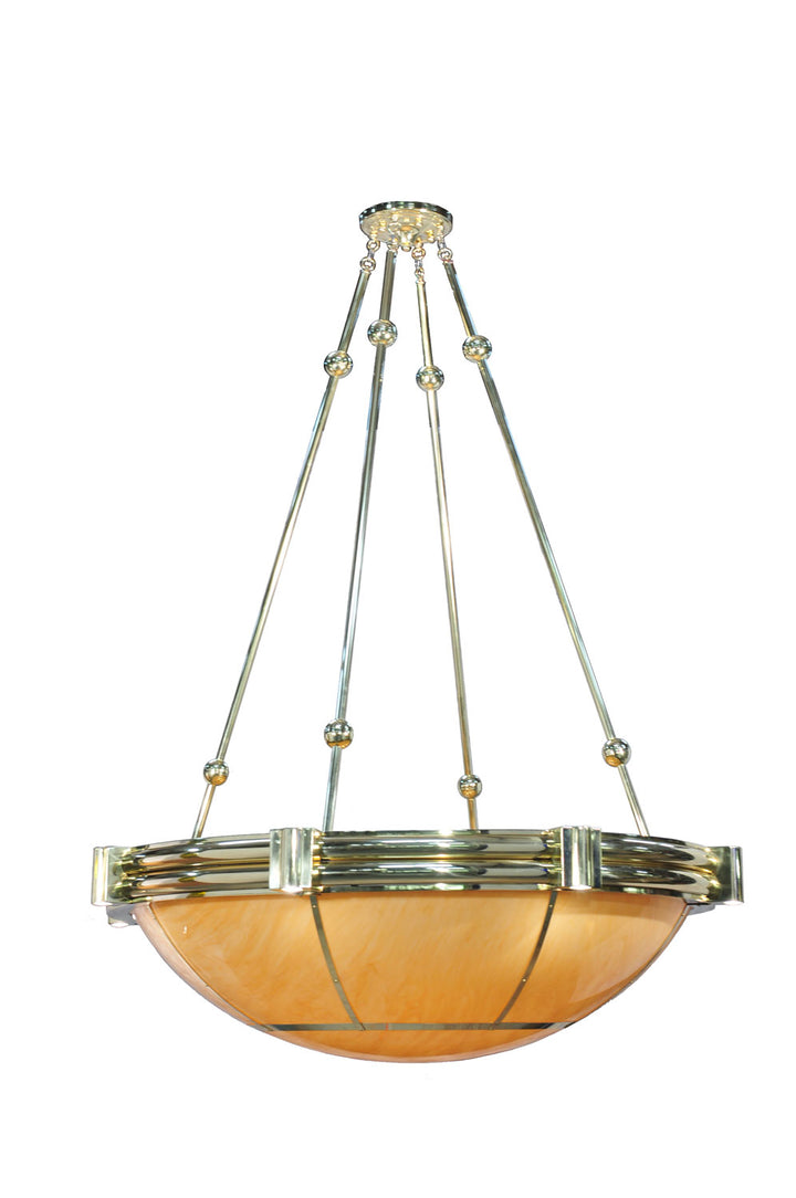 Meyda Tiffany Auburn 119290 Pendant Light - Natural Brass