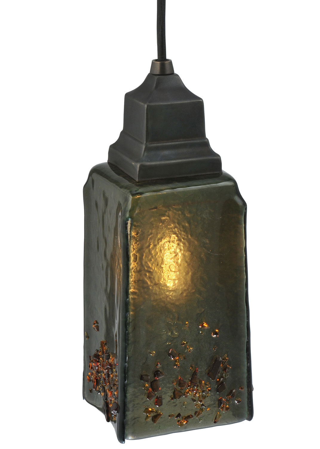 Meyda Tiffany Metro Fusion 121316 Pendant Light - Craftsman Brown