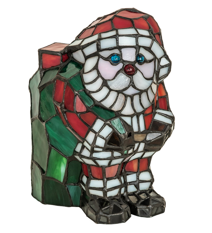 Meyda Tiffany Lighting 17241 Santa Claus One Light Accent Lamp Lamp Bronze / Dark