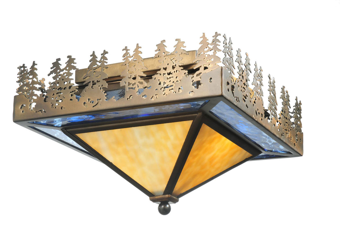 Meyda Tiffany Pine Lake 50591 Ceiling Light - Antique Copper