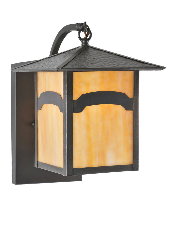 Meyda Tiffany Lighting 63146 Seneca One Light Wall Sconce Outdoor Bronze / Dark