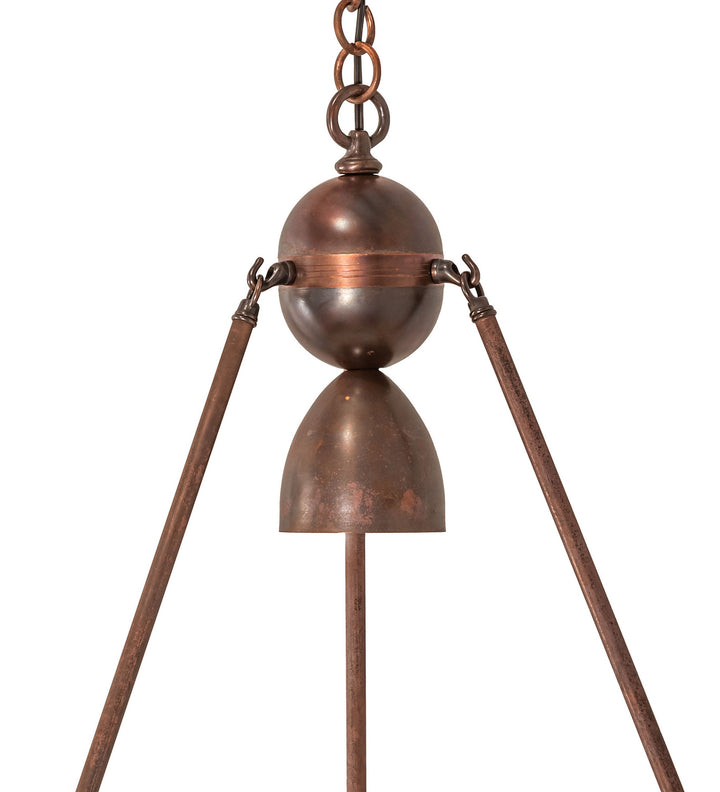 Meyda Tiffany Revival 66750 Pendant Light - Craftsman Brown