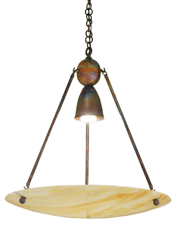 Meyda Tiffany Revival 66750 Pendant Light - Craftsman Brown