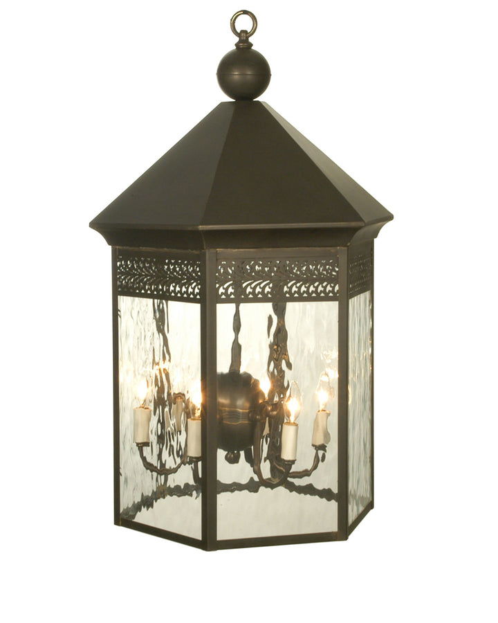 Meyda Tiffany Lighting 72042 Thornhedge Six Light Pendant Outdoor Bronze / Dark