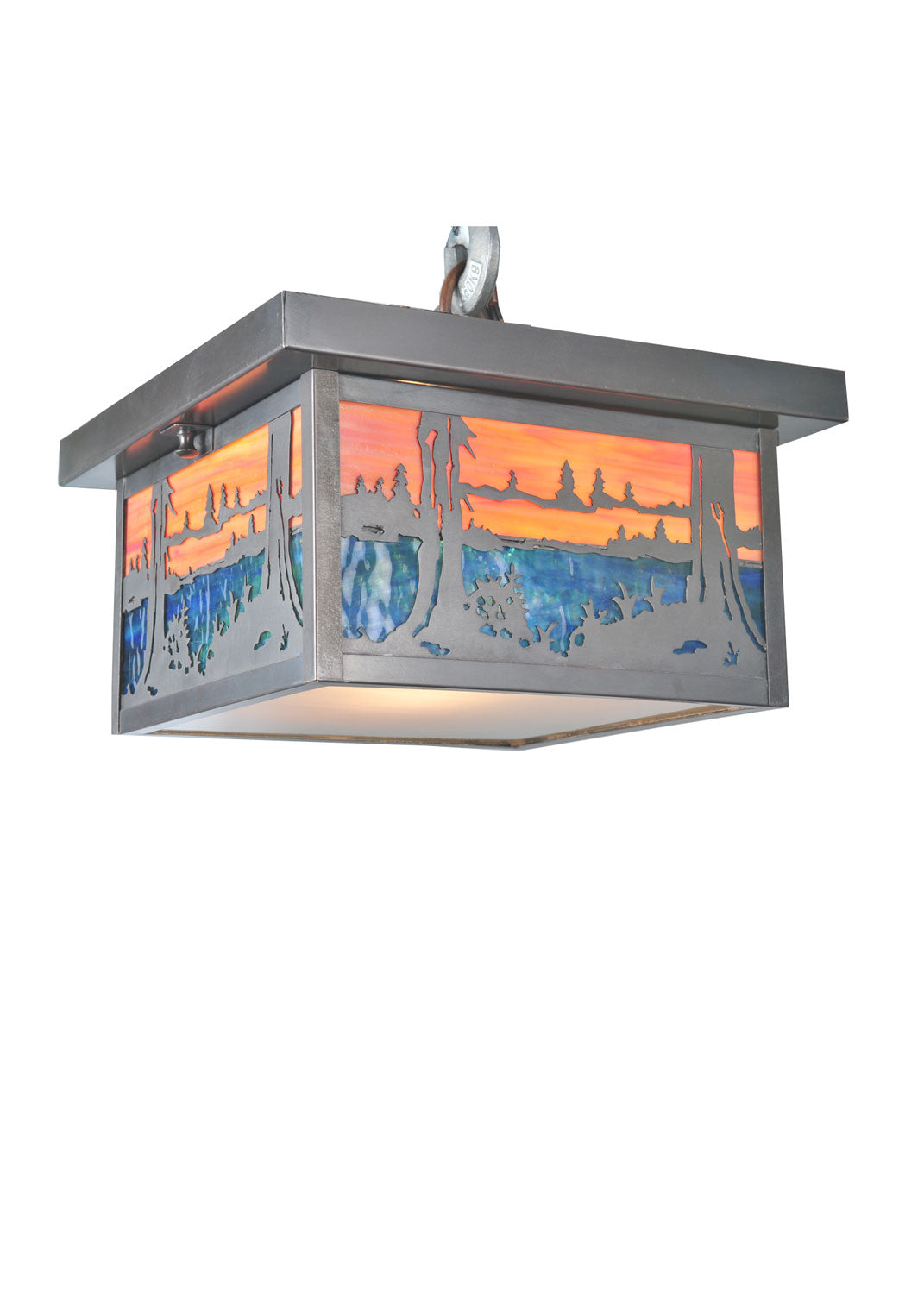 Meyda Tiffany Hyde Park 99461 Ceiling Light - Oa/Eb Pewter