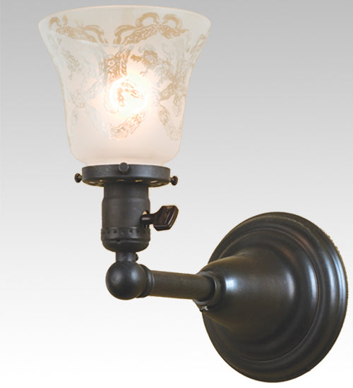 Meyda Tiffany Revival 36616 Wall Light - Craftsman Brown