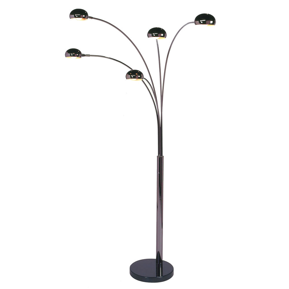 Nova Lighting 4035 Mushroom Arc Lamp Lamp Black