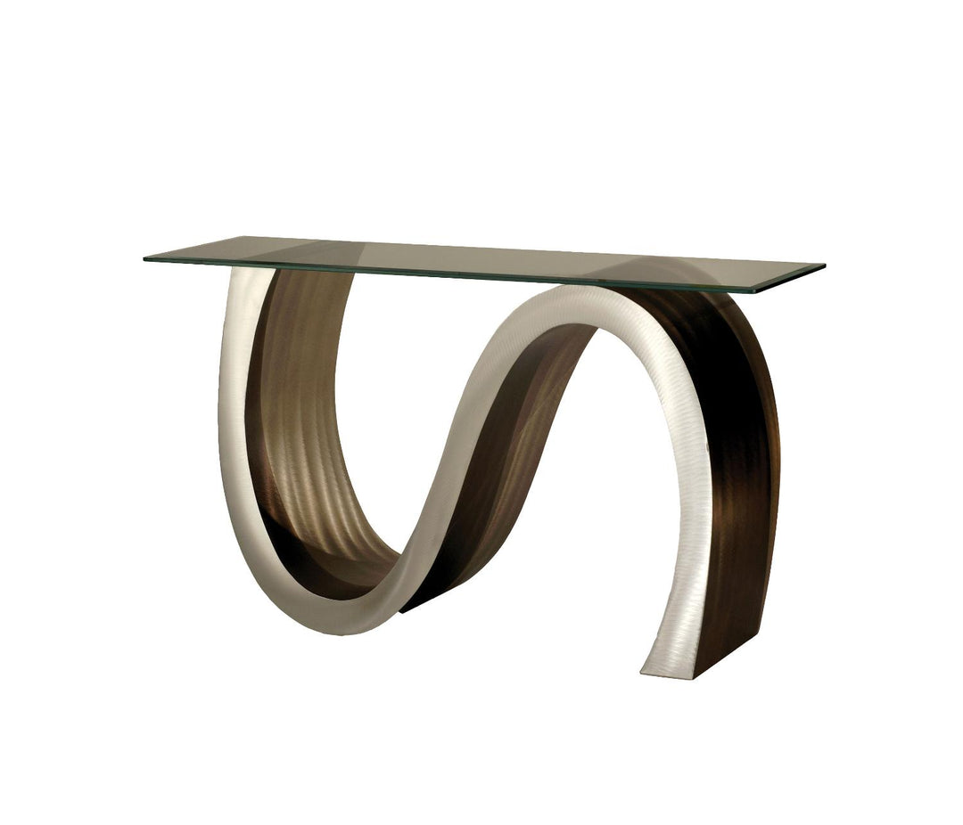 Nova Lighting CST15RBA Meandering Accent Furniture Furniture Pewter, Nickel, Silver