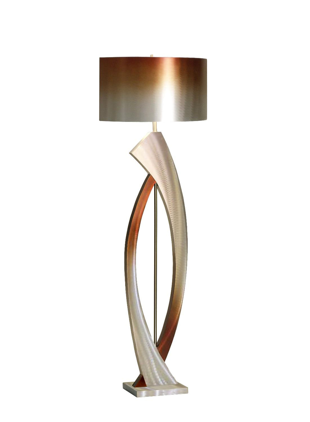 Nova Lighting JFL4810 Swerve Floor Lamp Lamp Bronze / Dark