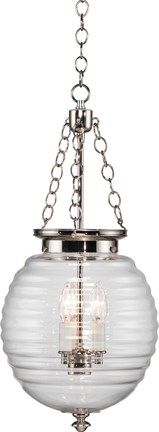 Robert Abbey Beehive Pendant N616 Pendant Light - Polished Nickel