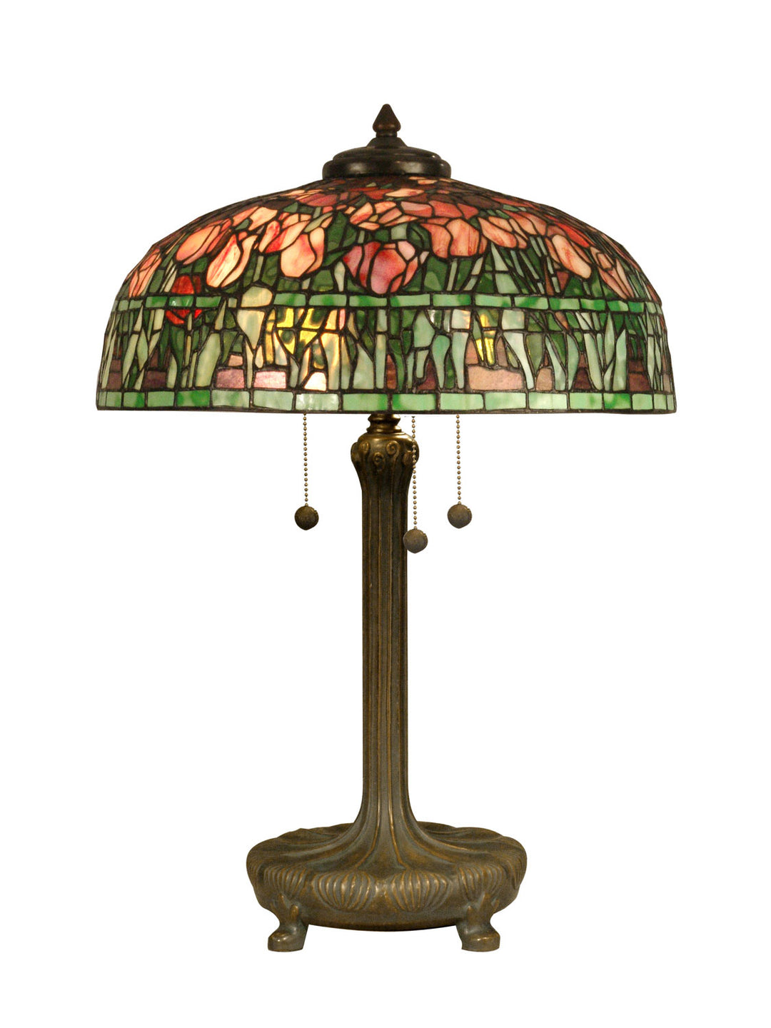 Dale Tiffany TT90423 Museum Lamp Antique Verde Green