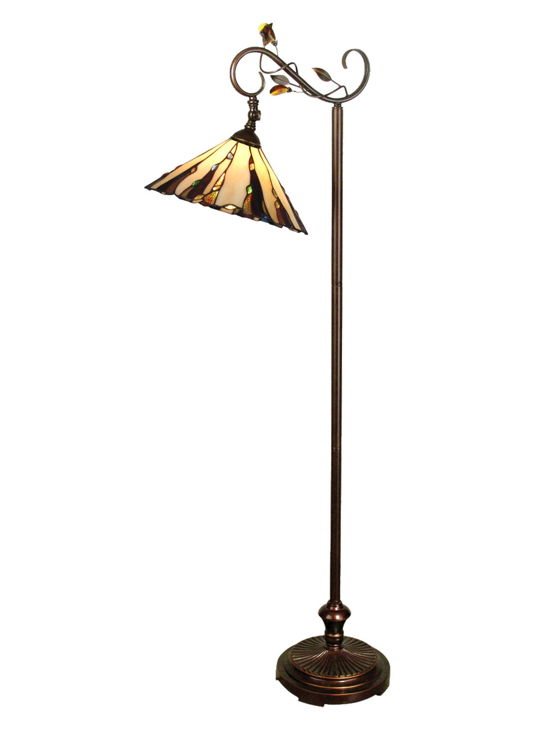 Dale Tiffany TF90263 Crystal Ripley Lamp Antique Golden Bronze