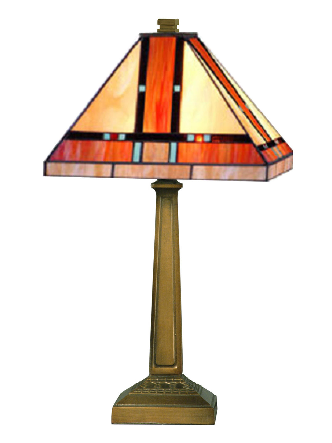 Dale Tiffany TT10090 Mission Lamp Mica Bronze