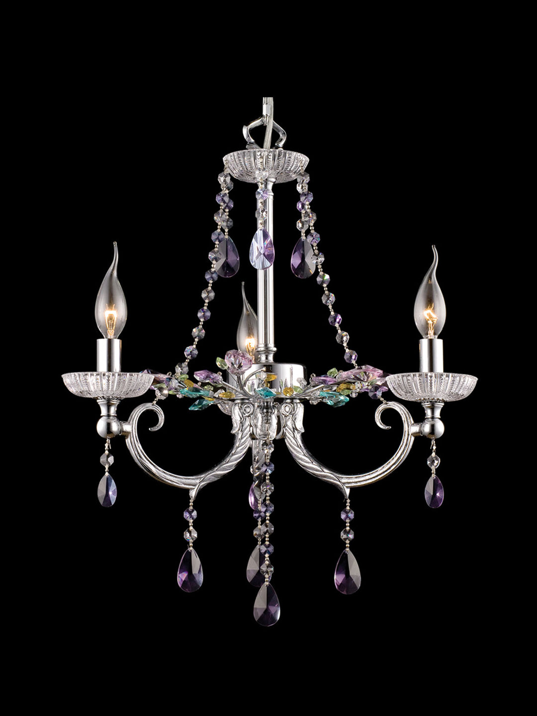 Dale Tiffany Avery GH90128 Chandelier Light - Polished Chrome