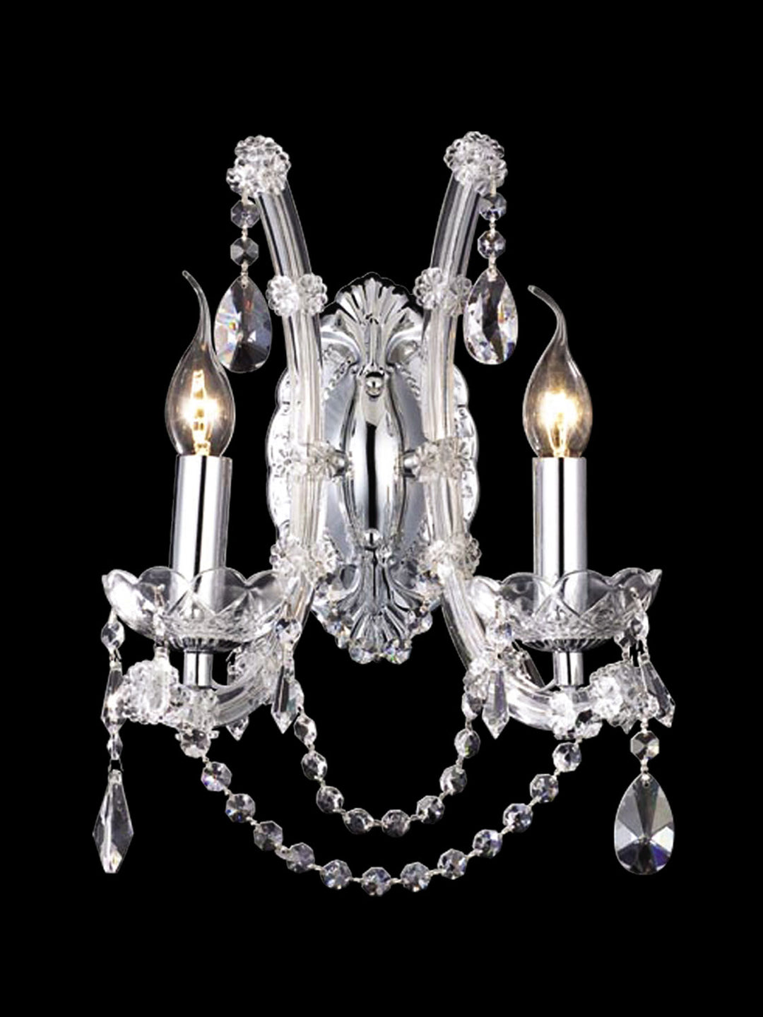 Dale Tiffany MacGregor GW10301 Wall Sconce Light - Polished Chrome