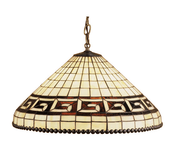 Meyda Tiffany Greek Key 36935 Pendant Light - Beige Xag