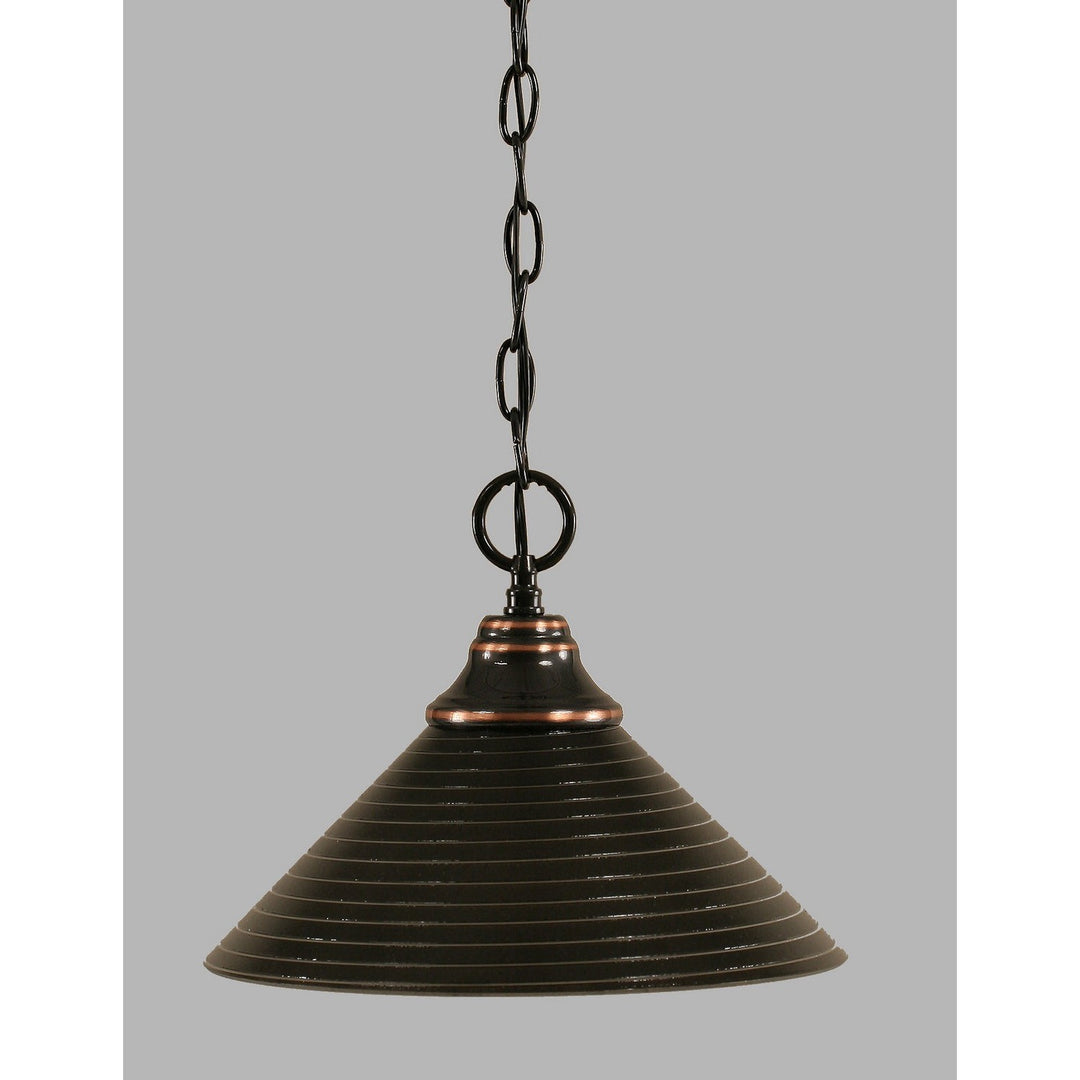 Toltec Pendant Black Copper 10-bc-442 Pendant Light - Black Copper