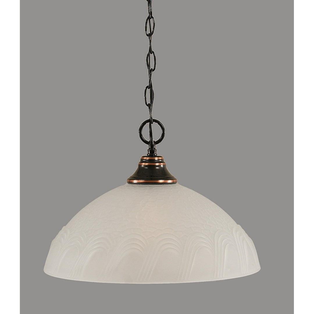 Toltec Pendant Black Copper 10-bc-5651 Pendant Light - Black Copper