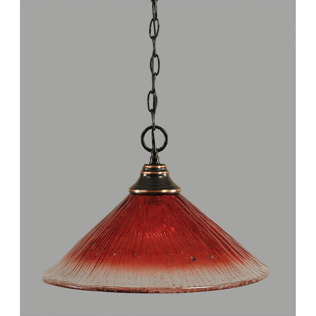 Toltec Pendant Black Copper 10-bc-716 Pendant Light - Black Copper