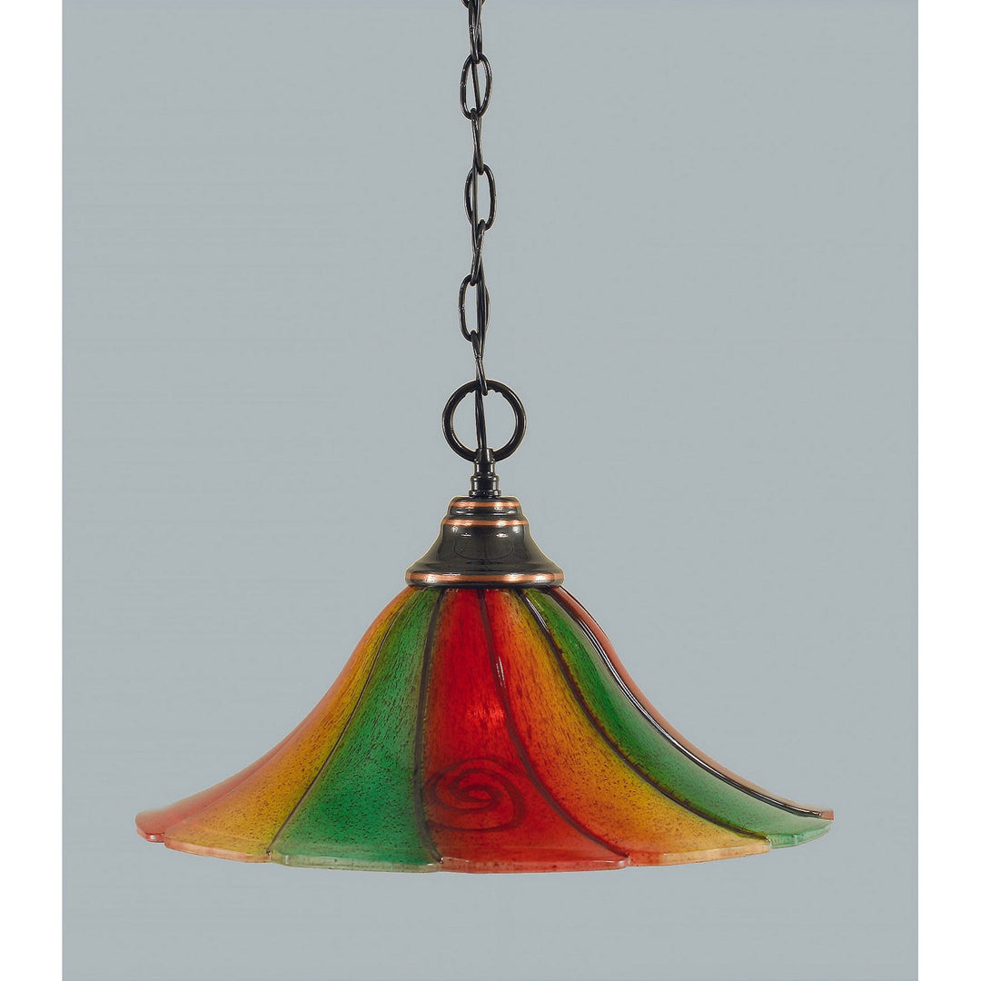 Toltec Pendant Black Copper 10-bc-767 Pendant Light - Black Copper