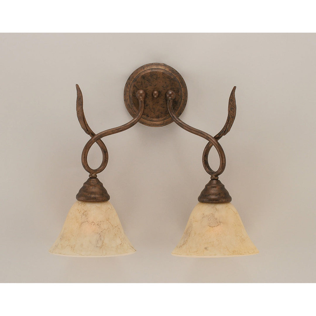 Toltec Leaf 110-brz-508 Wall Sconce Light - Bronze