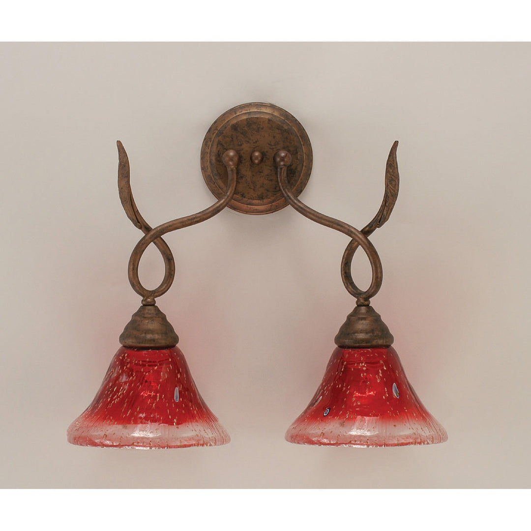 Toltec Leaf 110-brz-756 Wall Sconce Light - Bronze