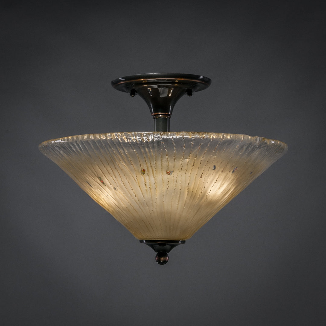 Toltec Any 121-bc-710 Ceiling Light - Black Copper