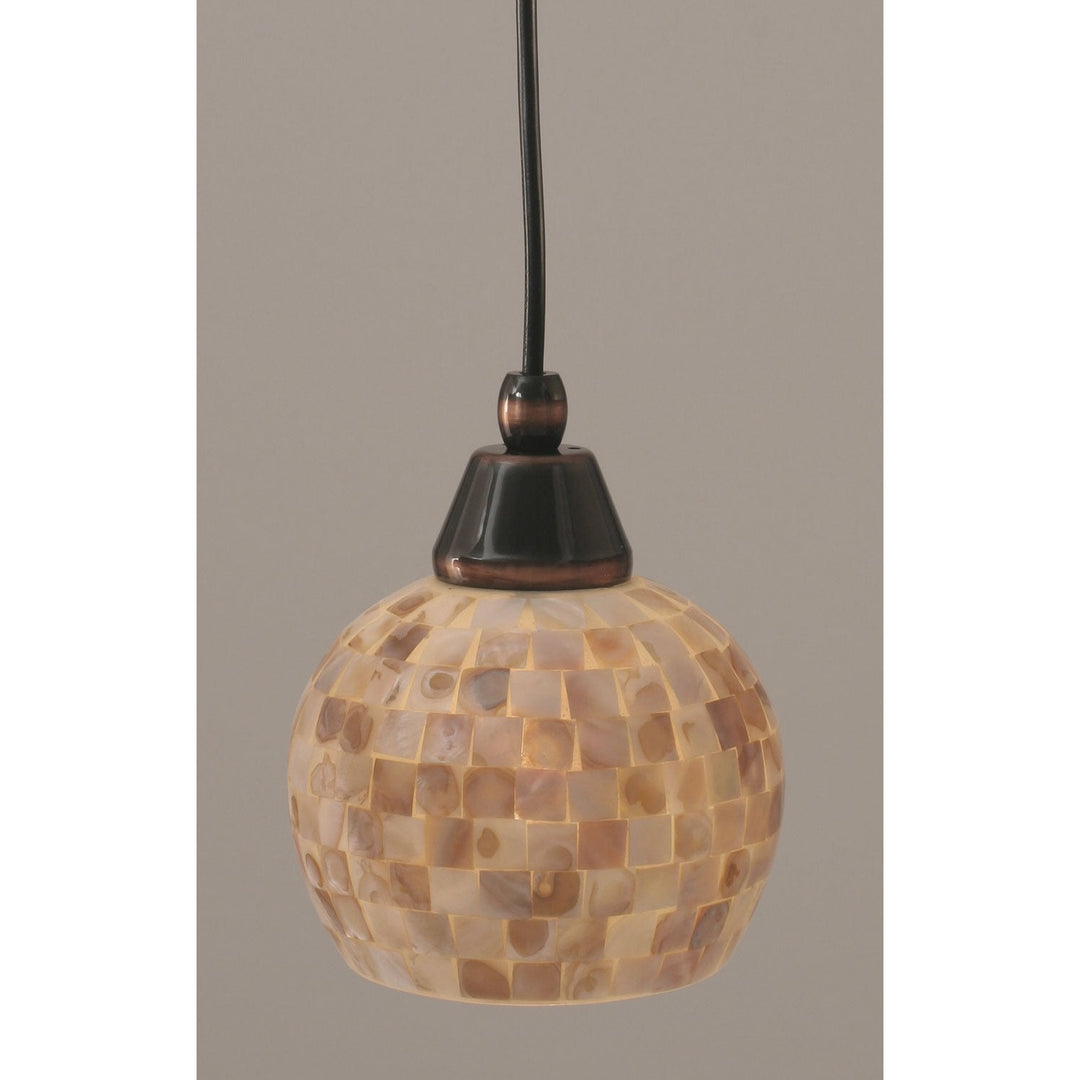 Toltec Any 22-bc-407 Pendant Light - Black Copper
