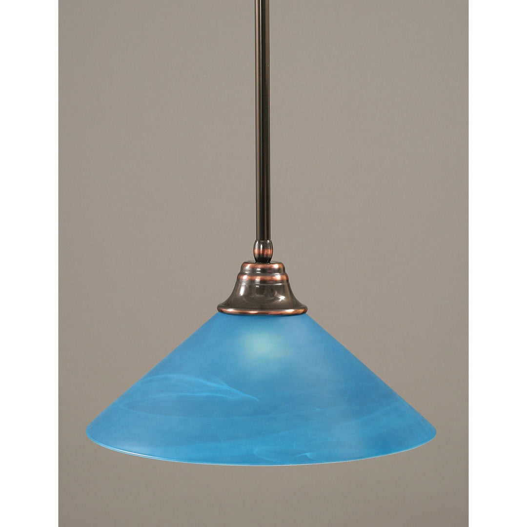 Toltec Stem 26-bc-415 Pendant Light - Black Copper