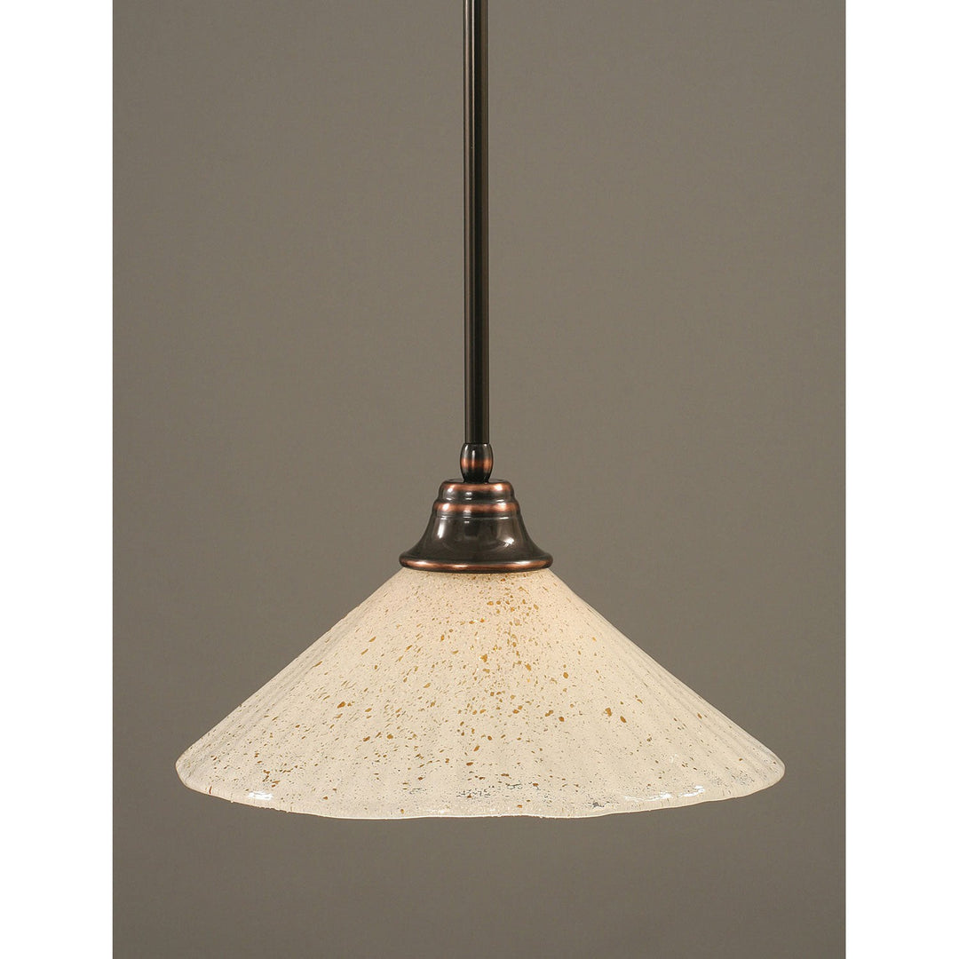 Toltec Stem 26-bc-714 Pendant Light - Black Copper