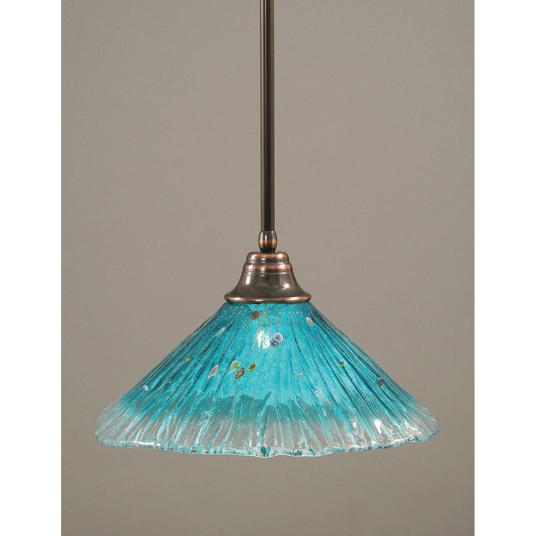 Toltec Stem 26-bc-715 Pendant Light - Black Copper