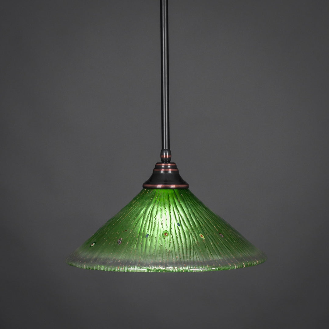 Toltec Stem 26-bc-717 Pendant Light - Black Copper