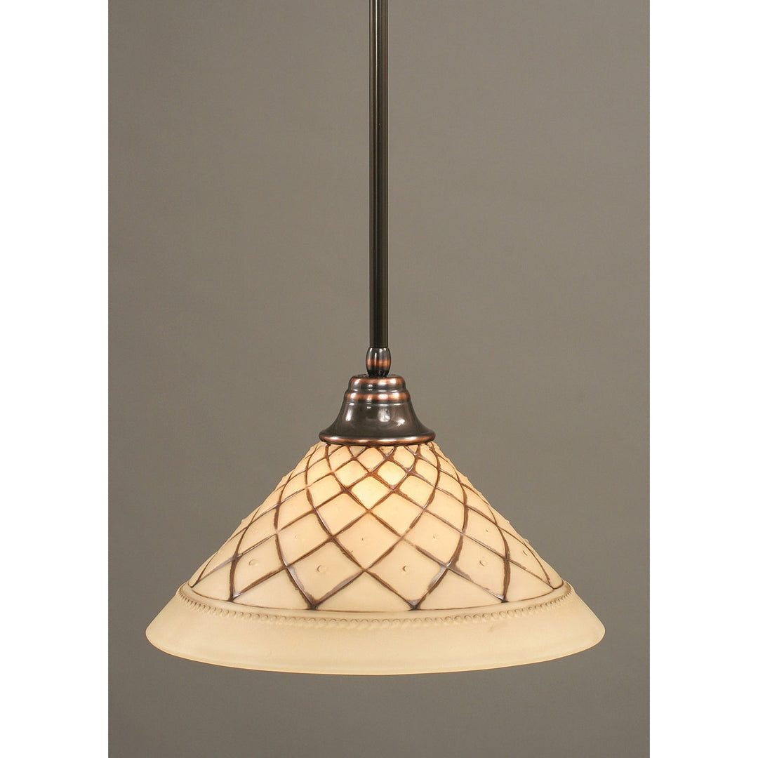 Toltec Stem 26-bc-718 Pendant Light - Black Copper