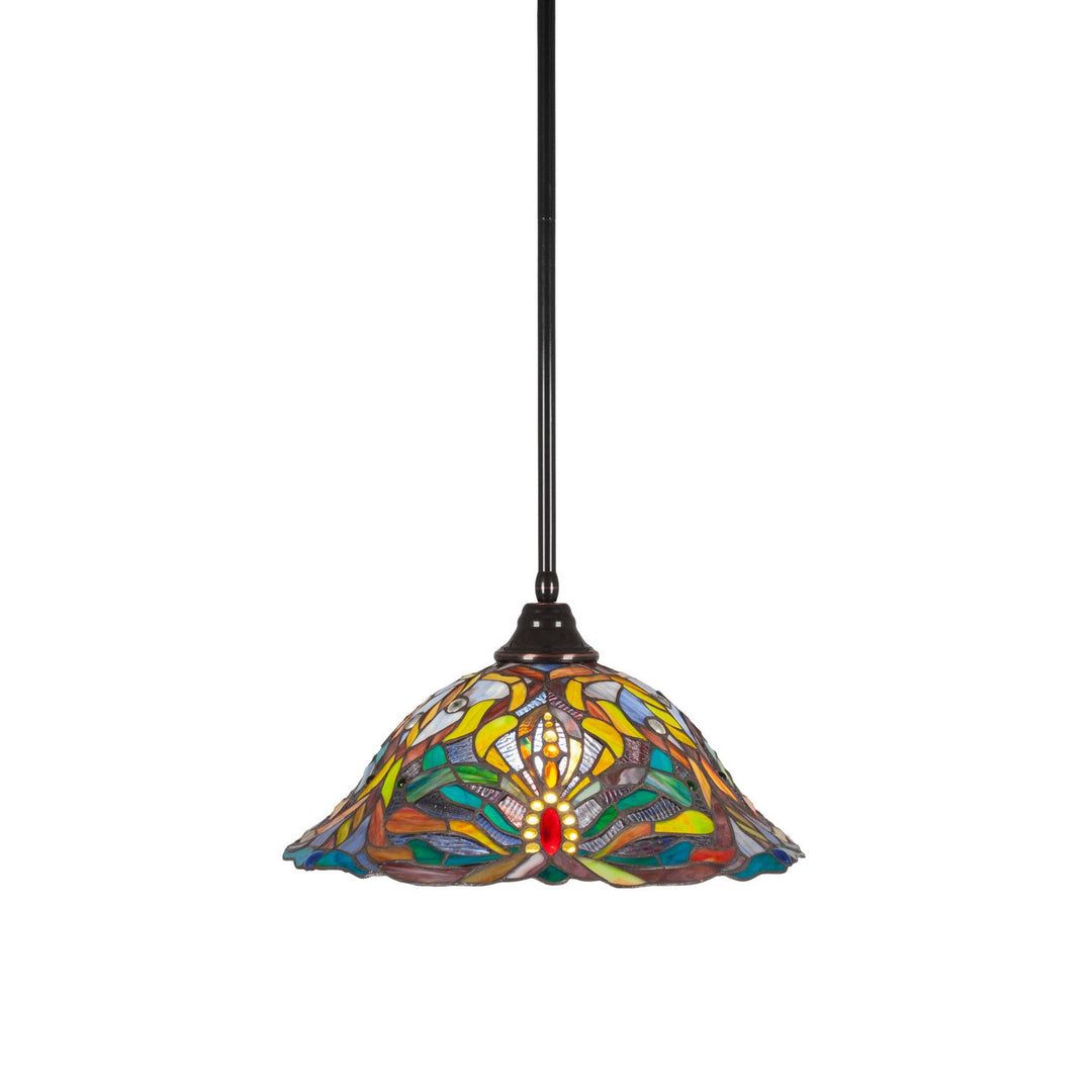 Toltec Stem 26-bc-990 Pendant Light - Black Copper