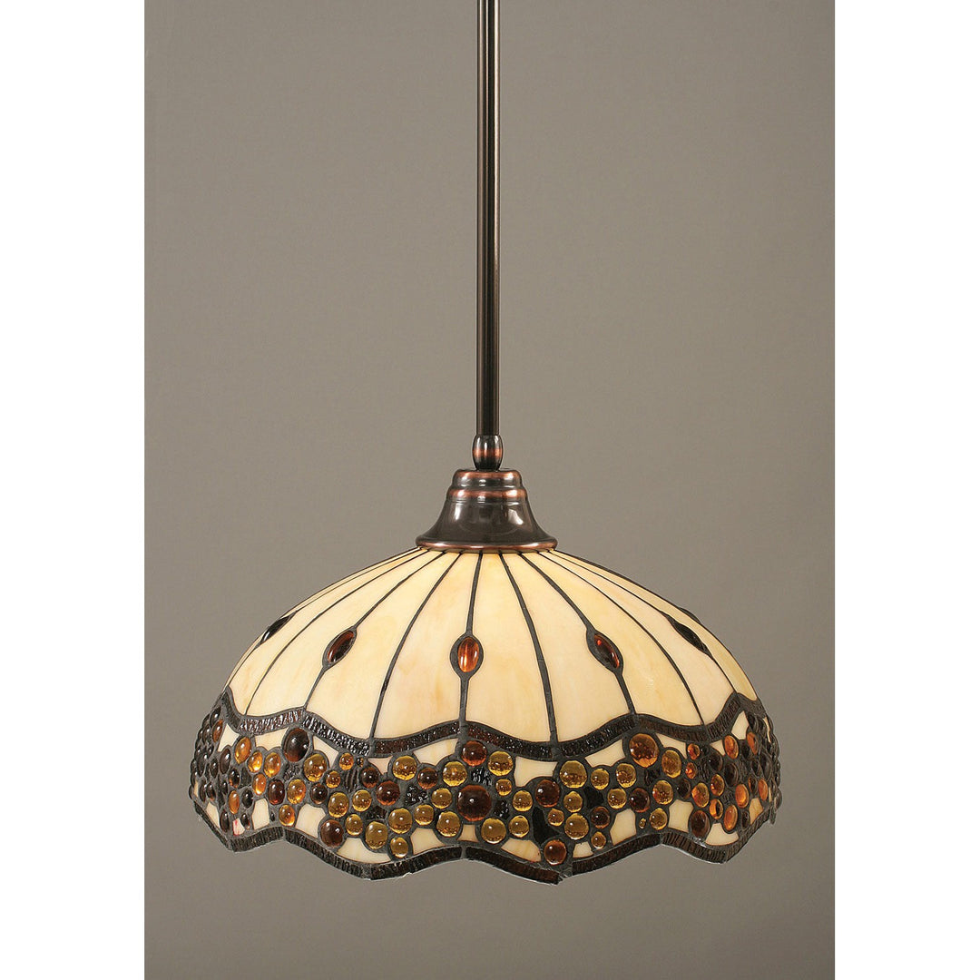 Toltec Stem 26-bc-997 Pendant Light - Black Copper