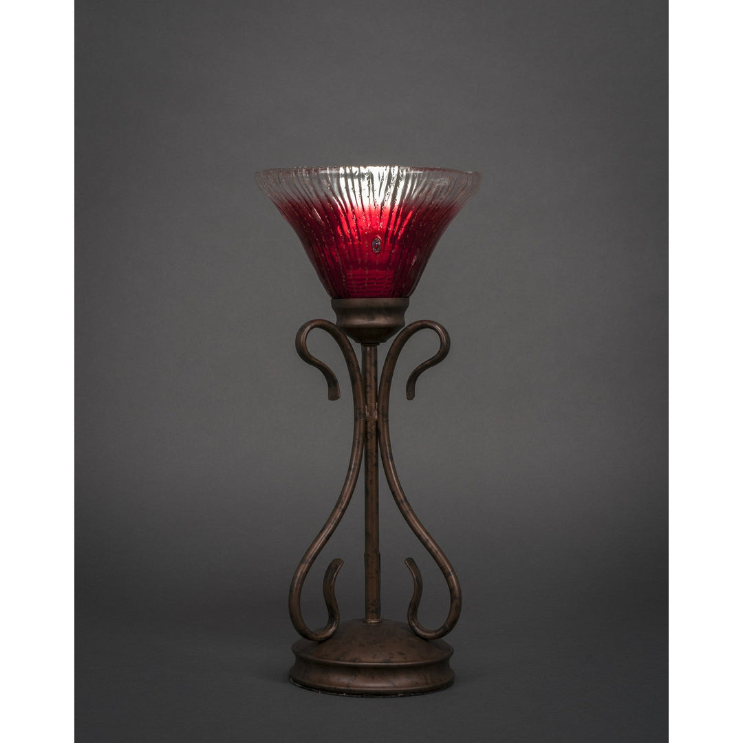 Toltec Lighting 31-BRZ-756  Swan Lamp Bronze