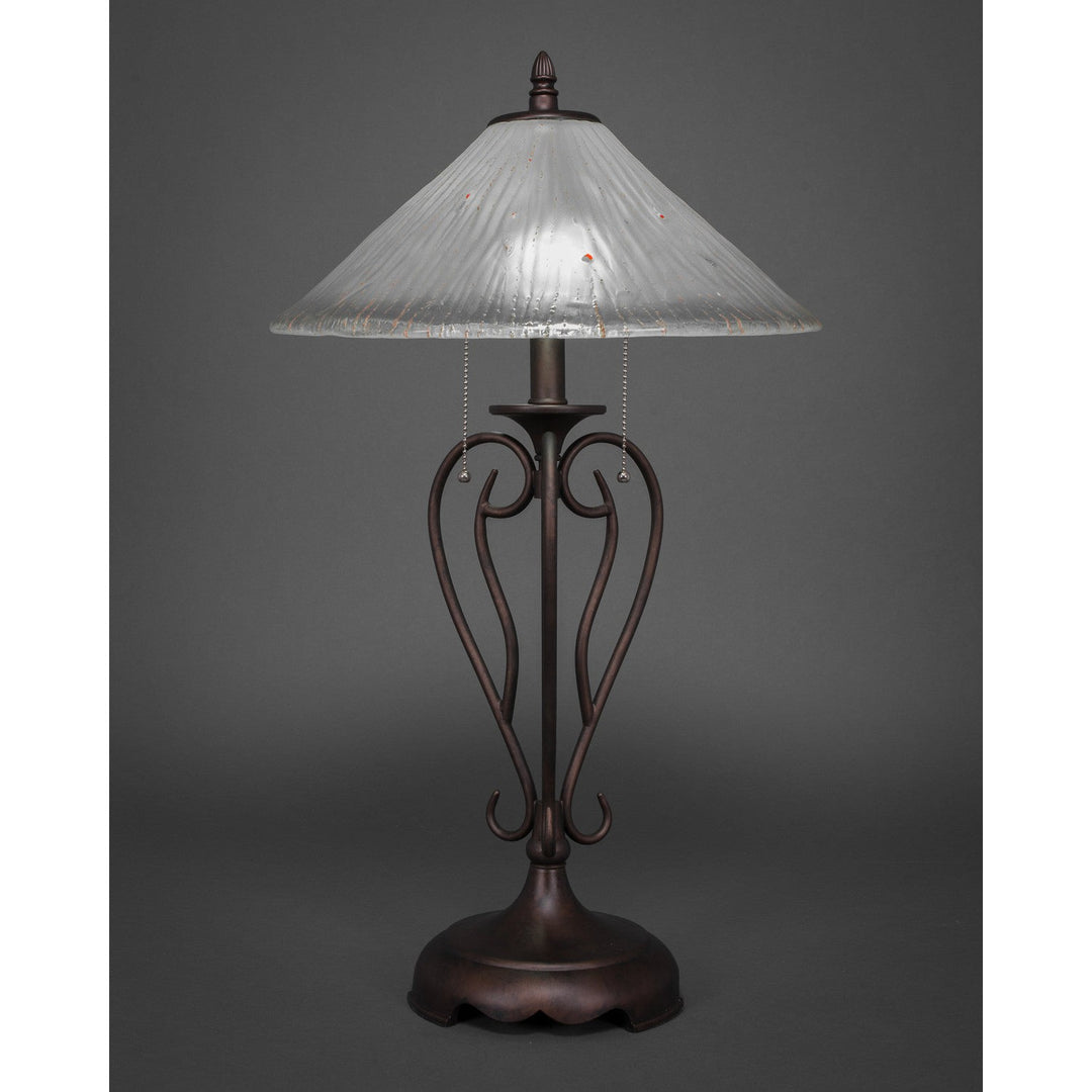 Toltec Lighting 42-BRZ-711  Olde Iron Lamp Bronze
