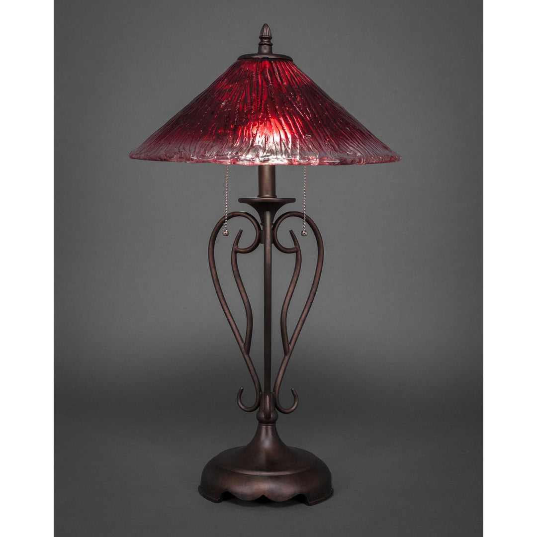 Toltec Lighting 42-BRZ-716  Olde Iron Lamp Bronze