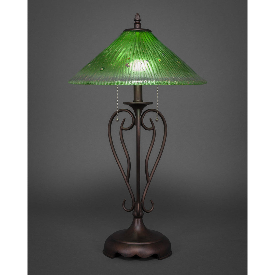 Toltec Lighting 42-BRZ-717  Olde Iron Lamp Bronze