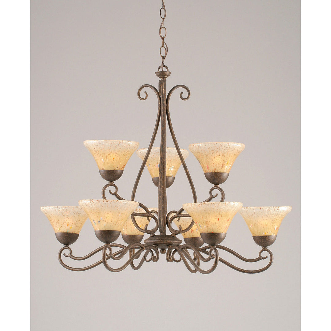 Toltec Olde Iron 49-brz-750 Chandelier Light - Bronze
