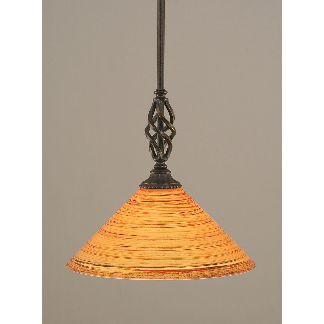 Toltec Eleganté 80-dg-444 Pendant Light - Dark Granite