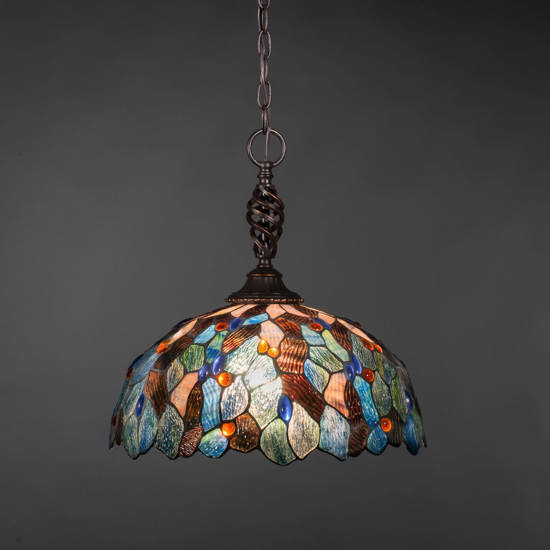 Toltec Eleganté 82-dg-995 Pendant Light - Dark Granite