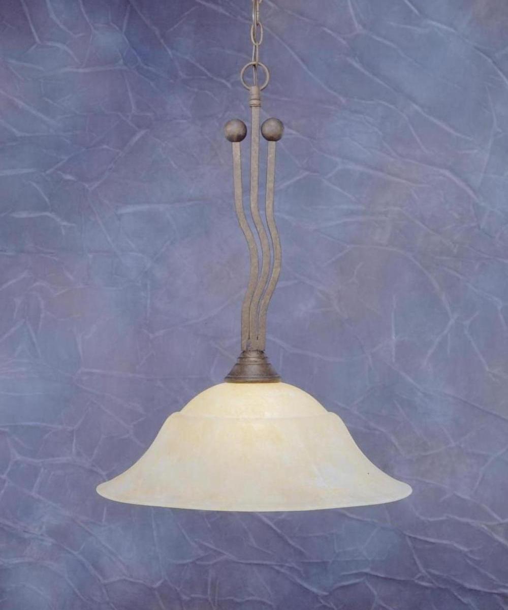 Toltec Wave 221-BRZ-53813 Pendant Light - Bronze