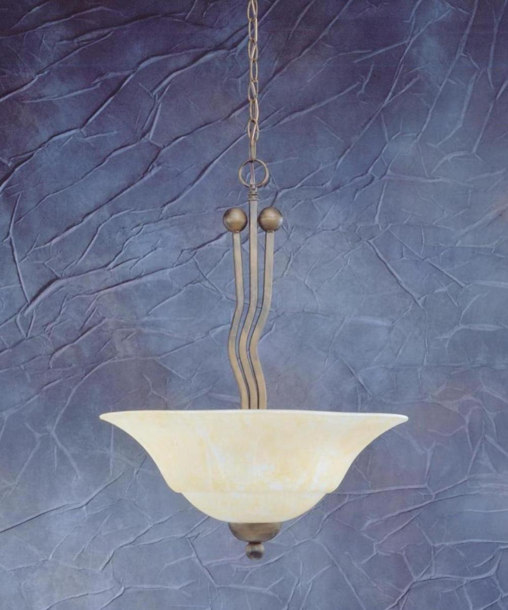 Toltec Wave 224-BRZ-53813 Pendant Light - Bronze