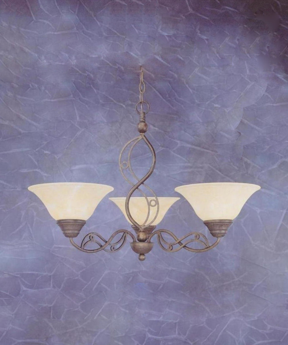 Toltec Jazz 233-BRZ-513 Chandelier Light - Bronze