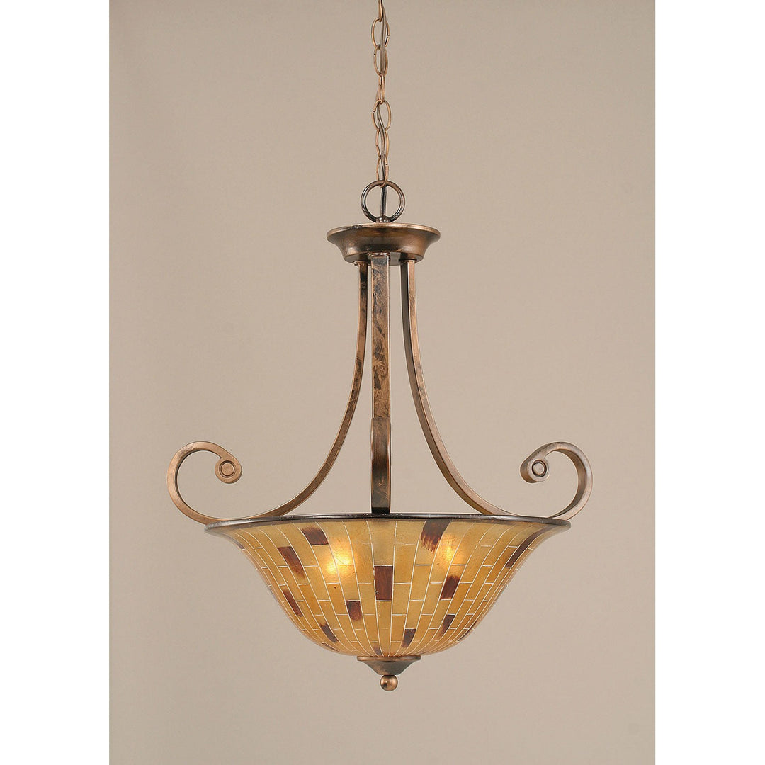 Toltec Curl 254-brz-708 Pendant Light - Bronze