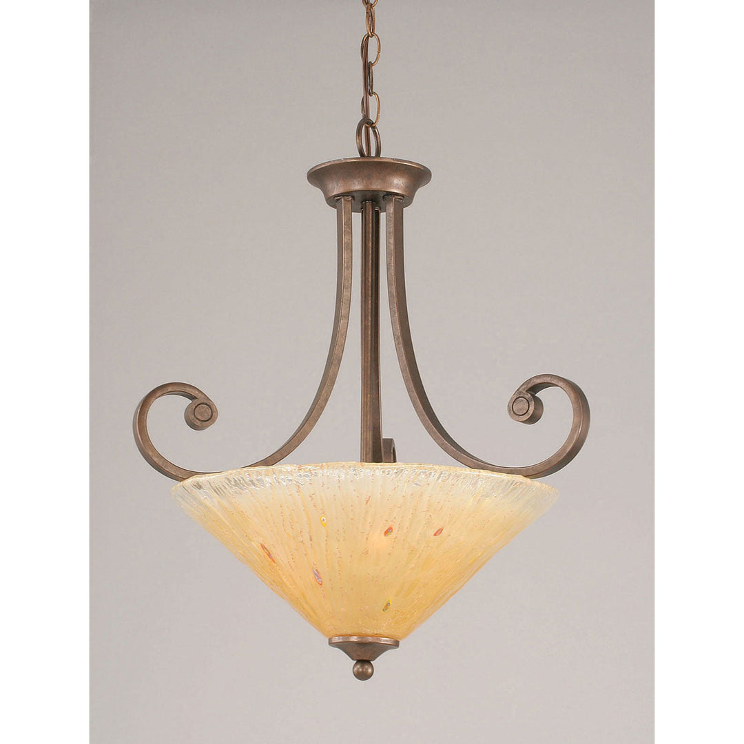 Toltec Curl 254-brz-710 Pendant Light - Bronze