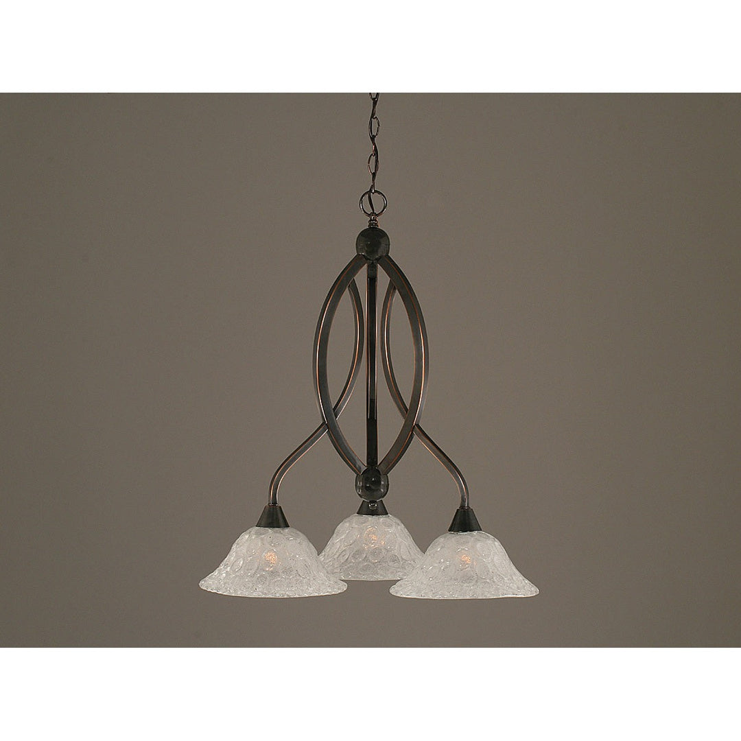 Toltec Bow 263-bc-431 Chandelier Light - Black Copper