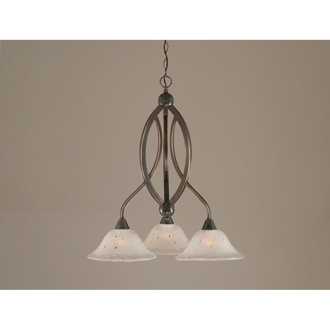 Toltec Bow 263-bc-731 Chandelier Light - Black Copper