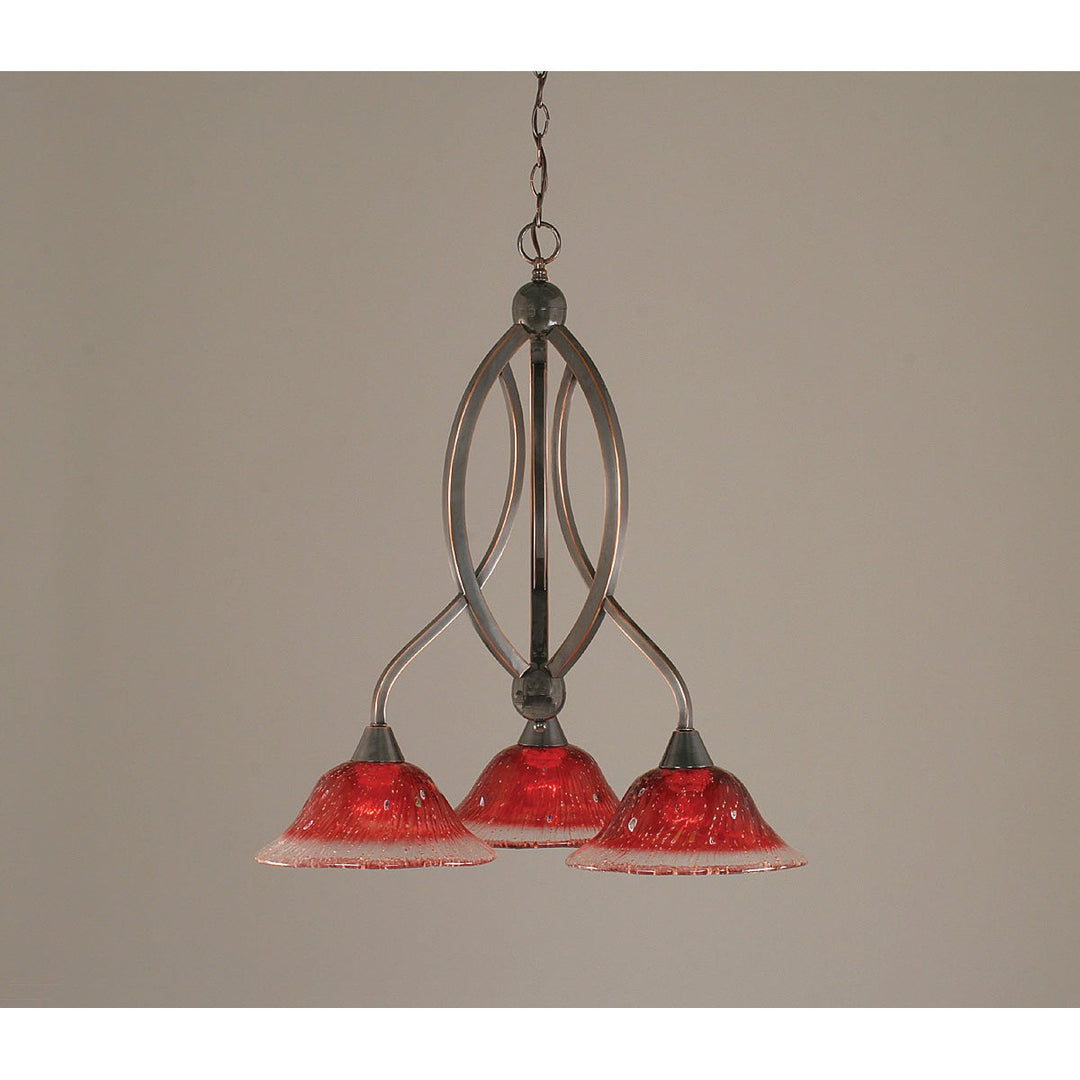 Toltec Bow 263-bc-736 Chandelier Light - Black Copper